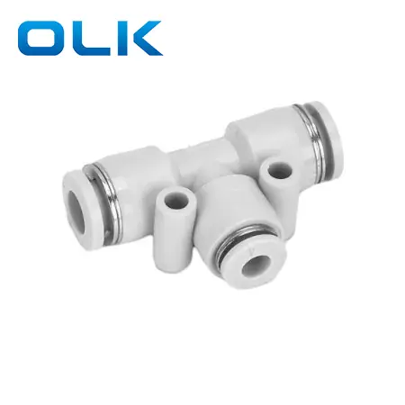 PE PE Union Tee Push in Tube Fitting