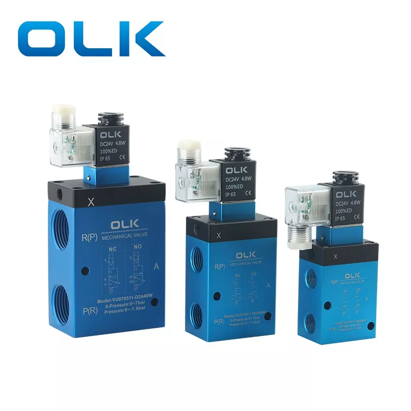 VU07 Katup Solenoid Vakum 3 Arah